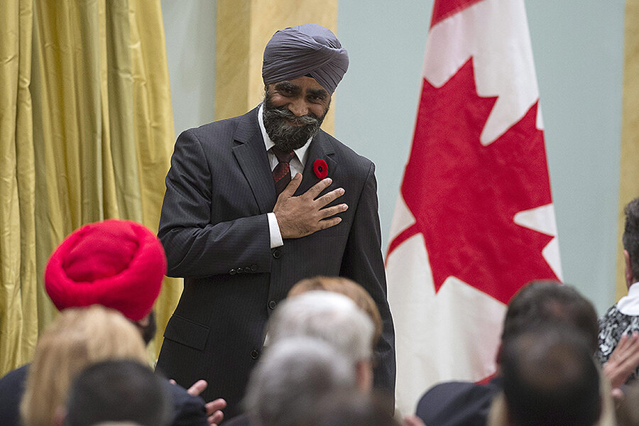 Sikh Defense Minister Joins Cabinet That Looks Like Canada