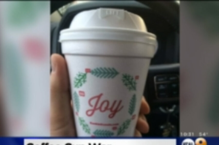 Starbucks Christmas cup brews controversy on social media