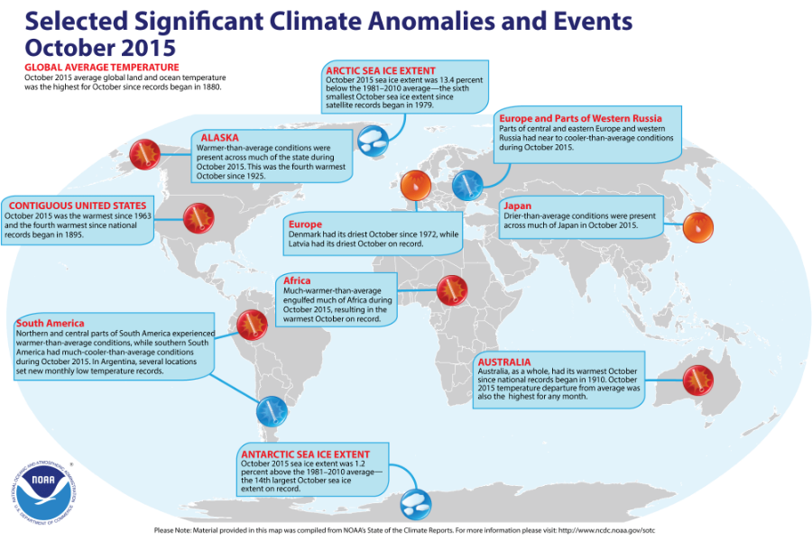 This October was so freakishly warm it broke records, say scientists ...