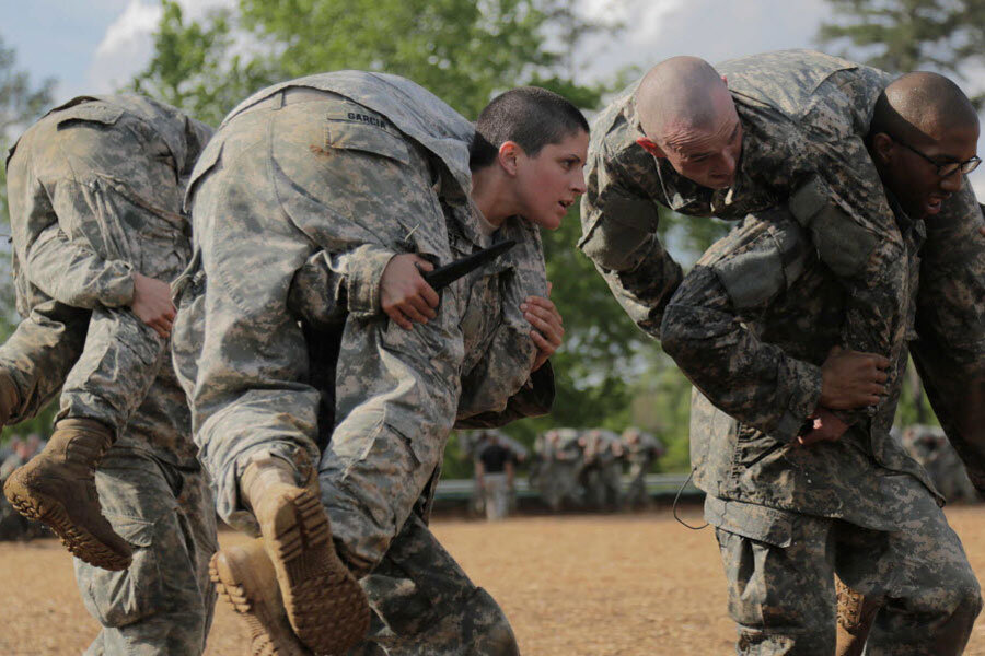 Pentagon: Women can serve in all military combat roles.