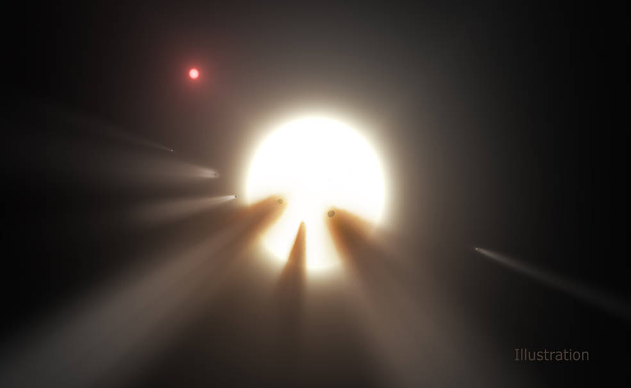 Astronomers befuddled by mysterious flickering star