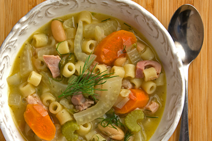 Chicken fennel soup