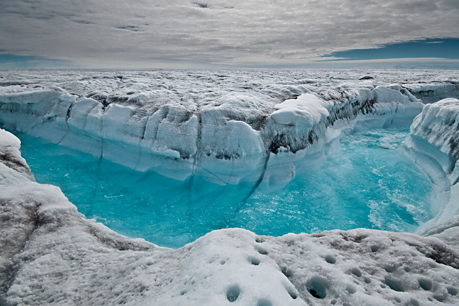 ice glaciers underwater