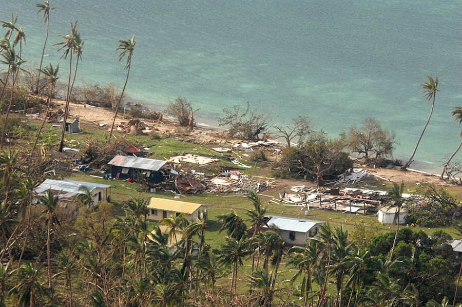 Koro Island 'flattened' by strongest storm ever to hit Fiji