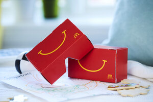 Watch: Happy Meal box folds into Happy Goggles for VR 