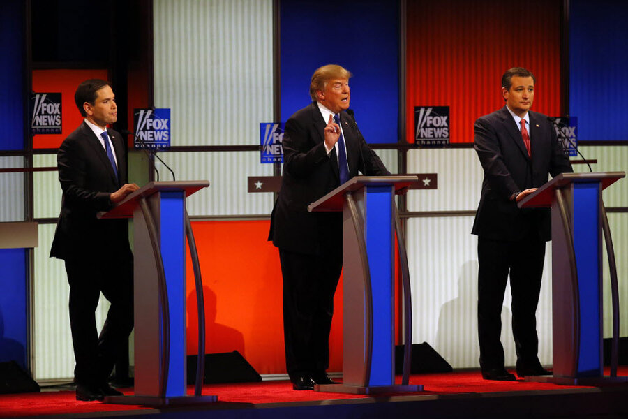 GOP conundrum: candidates decry and vow to support Trump in same debate ...
