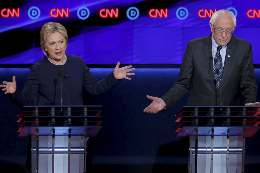 Clinton Sanders The three best lines from the Clinton-Sanders debate - CSMonitor.com
