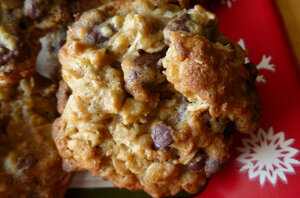 quick microwave oatmeal raisin cookies recipe