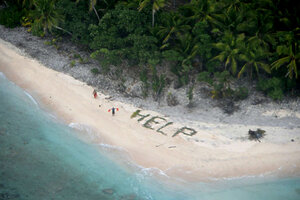 Castaways Spell ‘help’ With Palm Branches: A Pacific Rescue Tale ...