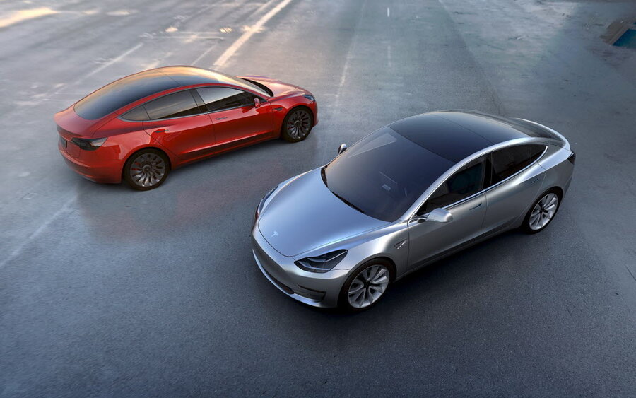 Will Tesla S New Model 3 Be Most Made In America Car Csmonitor Will Tesla S New Model 3 Be Most Made In America Car