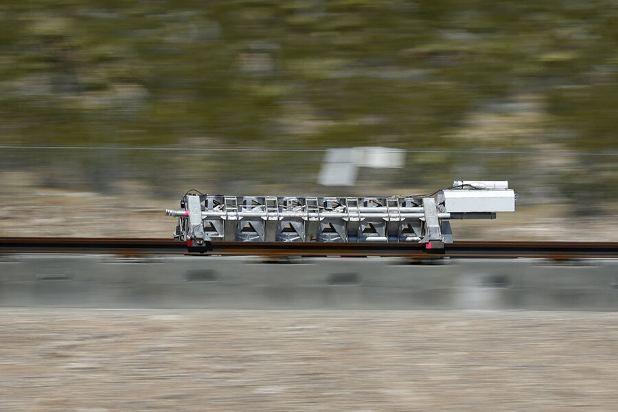 Hyperloop Speed Secret Hyperloop 1 shows off super-speed propulsion technology - CSMonitor.com