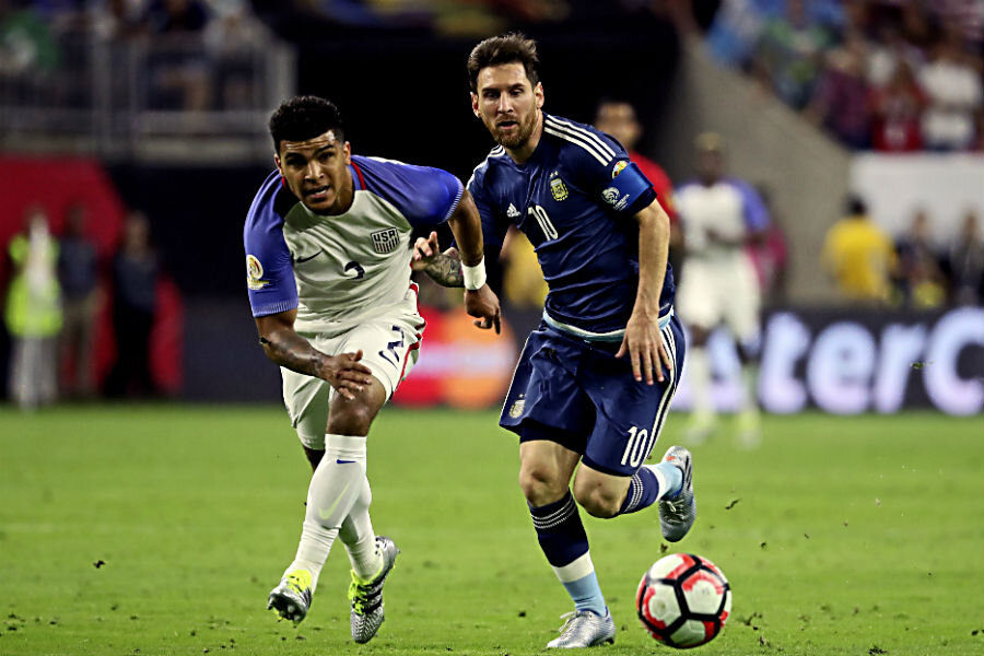 Lionel Messi Match Worn Argentina Shirt 2015 Copa America & Match Ball -  Golden Soccer Signings