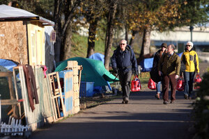 portland expo center homeless camp