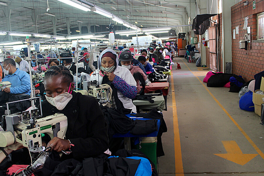 In tiny Lesotho, evidence of US trade deal's success, and its limits