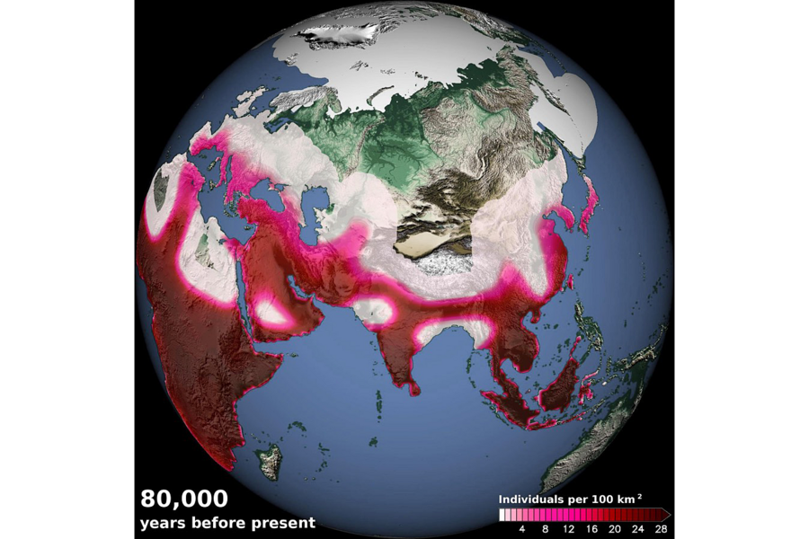 Earth 50000 Years Ago Map How A Wobbly Earth May Have Drawn Ancient Migrants Out Of Africa -  Csmonitor.com