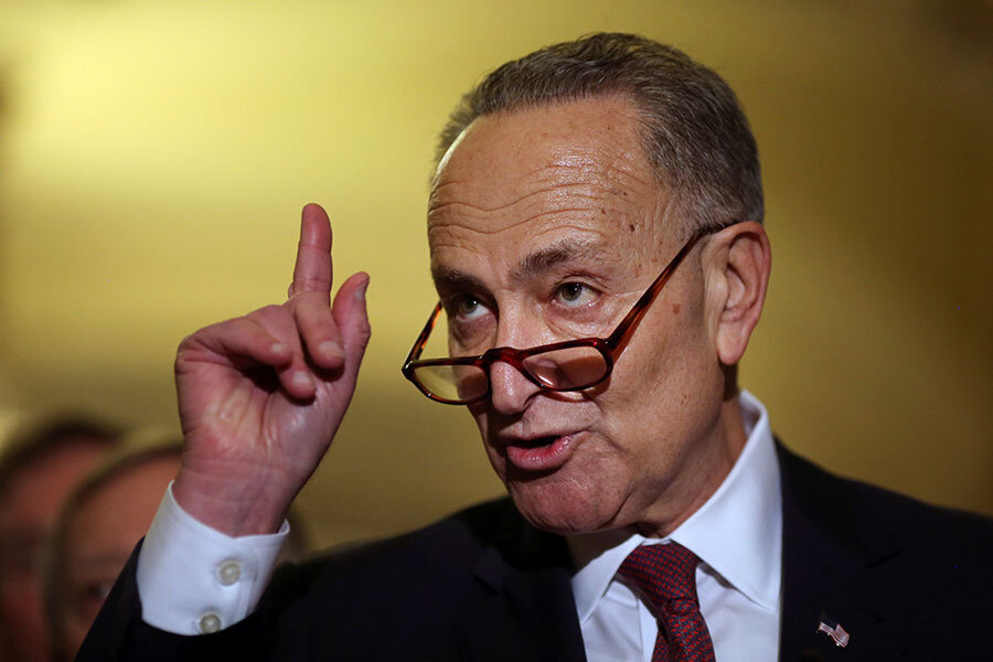 Democrats' last 'emergency brake' on Donald Trump: Charles Schumer -  CSMonitor.com