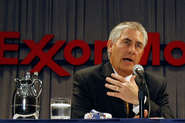 Resultado de imagen para tillerson exxon
