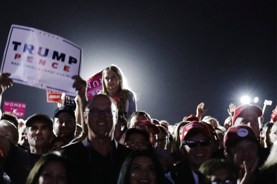 Trump laughs about his 'violent' supporters during Thank You tour ...