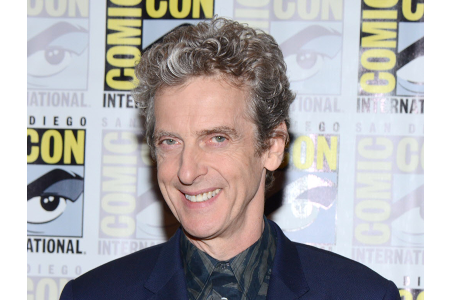 David Tennant dressed up as Peter Capaldi's Twelfth Doctor and it