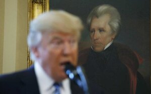 The semi secret history of Trump s Andrew Jackson portrait