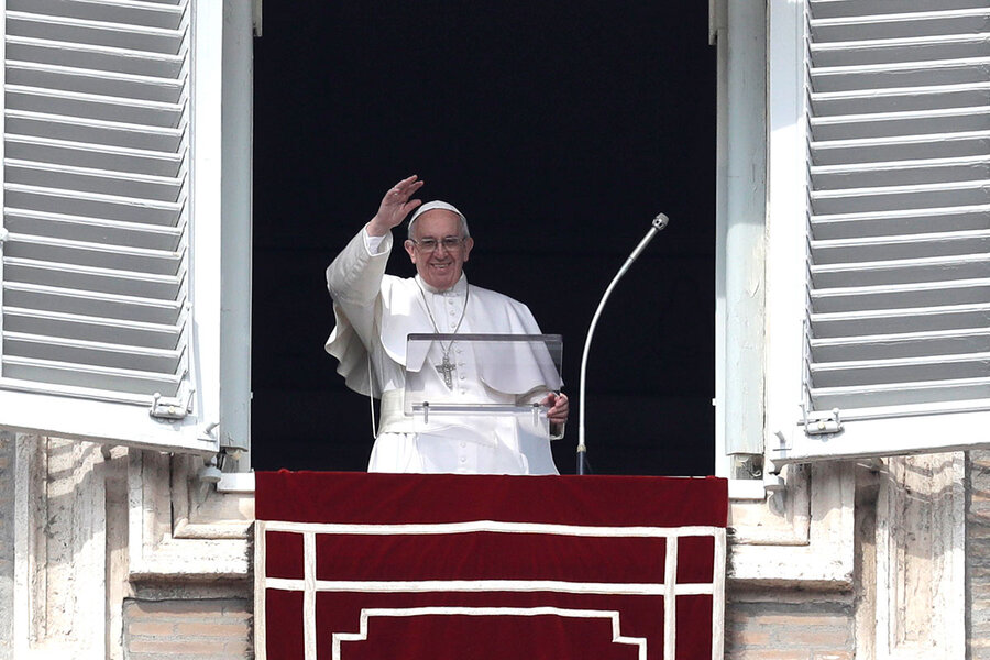 Pope francis speaks out against injurious words csmonitor