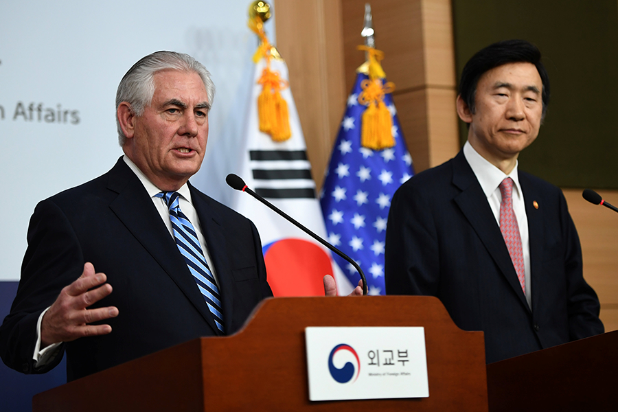 US rhetoric on North Korea shifts as Tillerson sets military action 'on ...