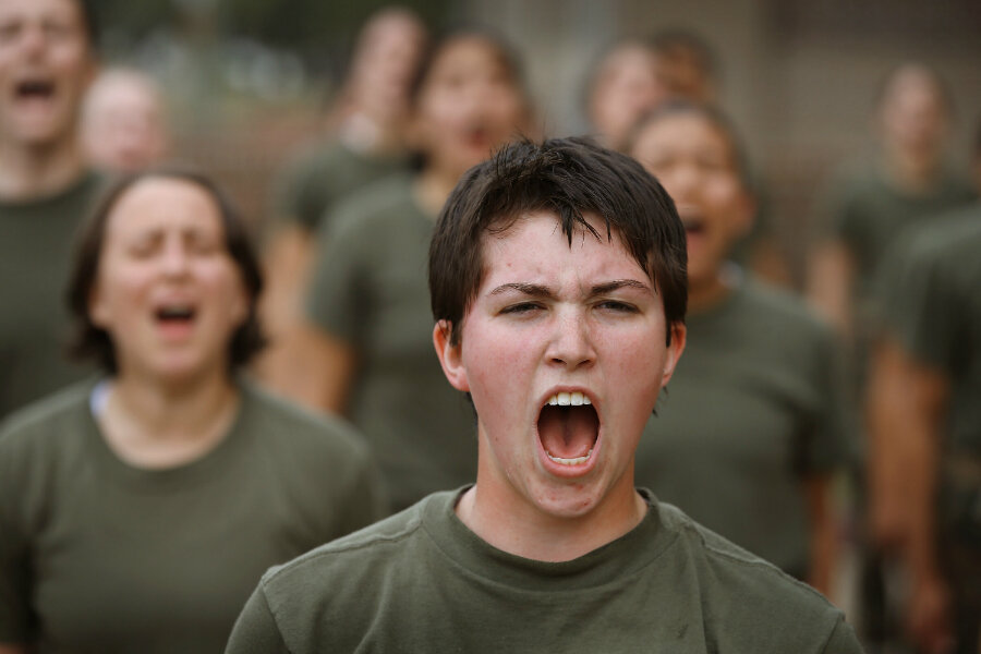 marine ad puts focus