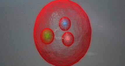 Newly discovered particle outshines protons, neutrons with double the charm