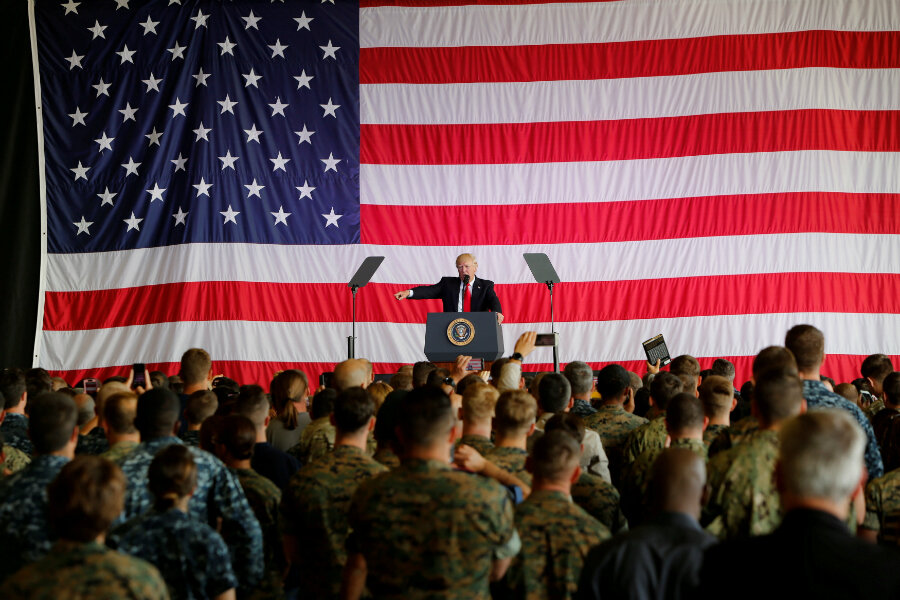 trump announces ban on transgender troops in us military csmonitor com