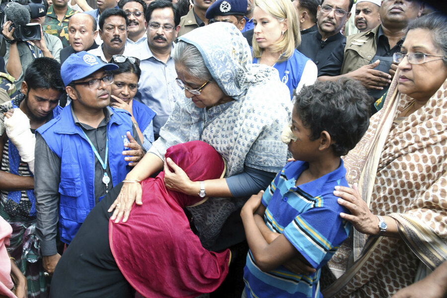 Bangladesh Leader Offers Aid To Rohingya Refugees Csmonitor Com