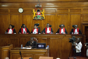 Kenya's Supreme Court Upholds Election Of Kenyatta - CSMonitor.com