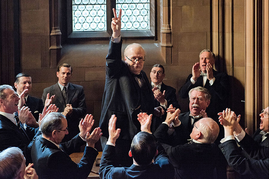 Resultado de imagem para darkest hour movie banner