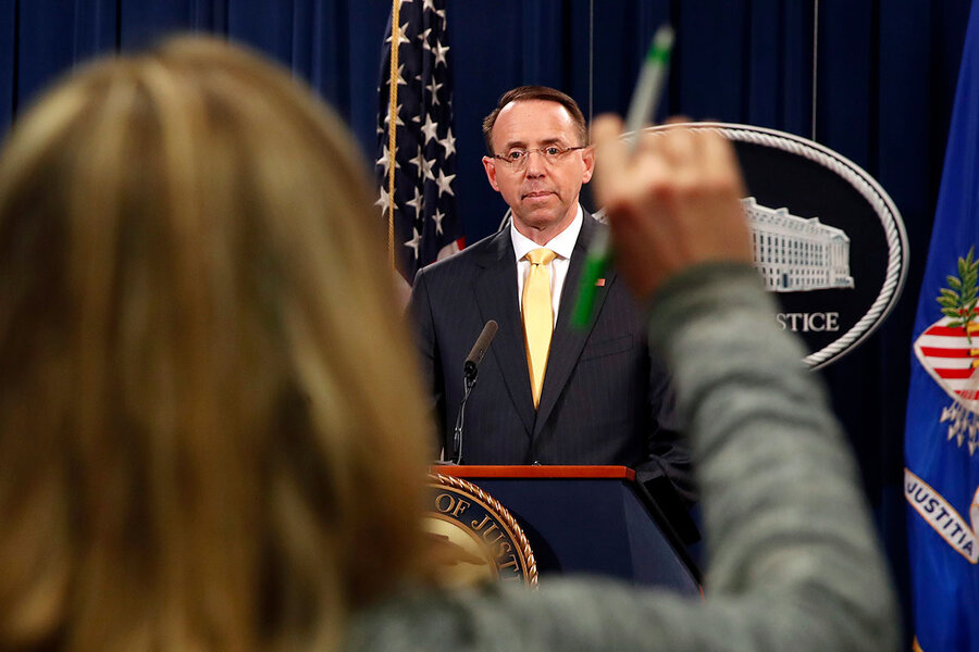 The stark message behind Mueller indictment of 13 Russians - CSMonitor.com