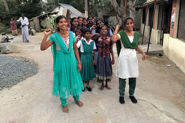 380px x 253px - The girls who took over a town in rural India - CSMonitor.com