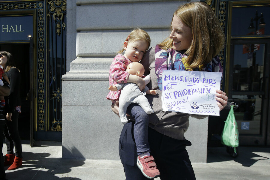 For more US parents, paid family leave reality