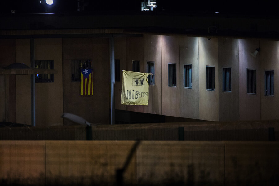 With Catalan Politicians Still In Spanish Prison Dialogue Stumbles CSMonitor