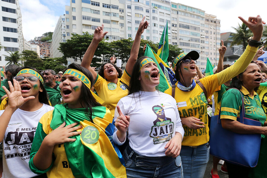 As Brazil votes, Bolsonaro fans are hungry for a hero - CSMonitor.com