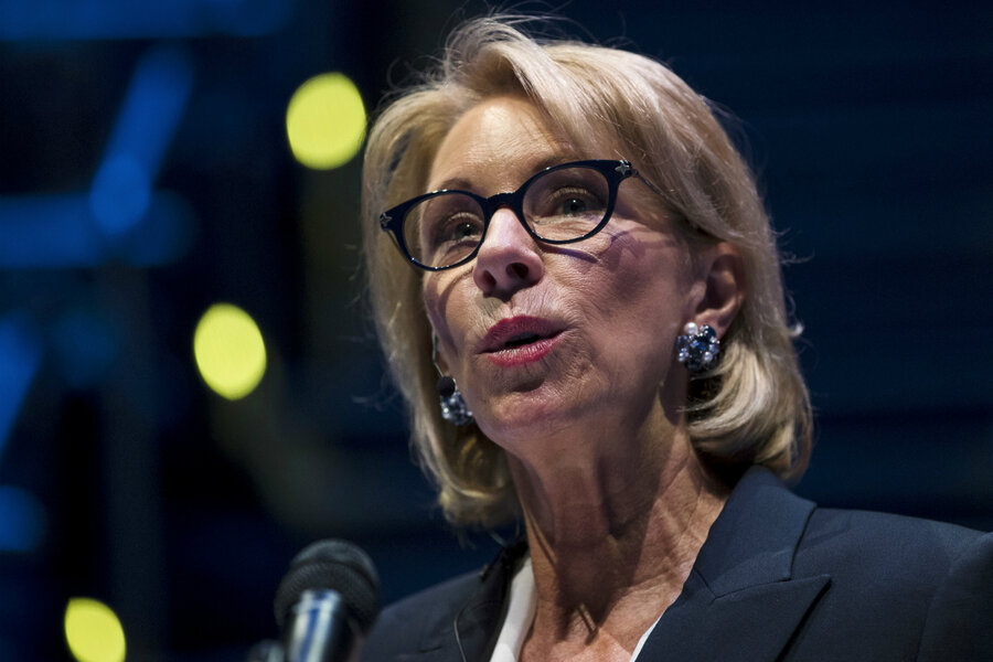 DeVos proposes adding protections to students accused of sexual ...