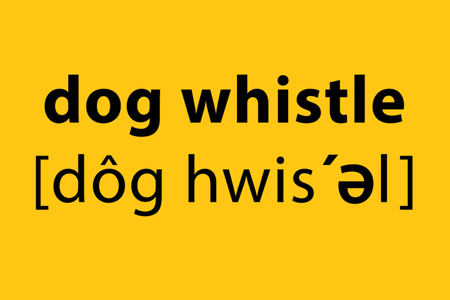 The evolution of dog whistles in the fraught American political arena