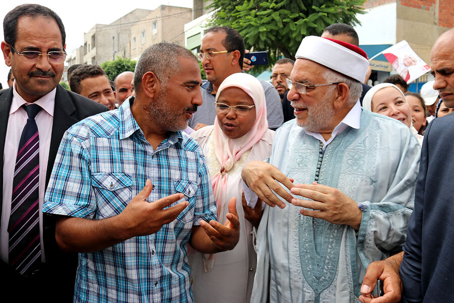 Islamist as president? A Tunisian makes surprisingly broad pitch