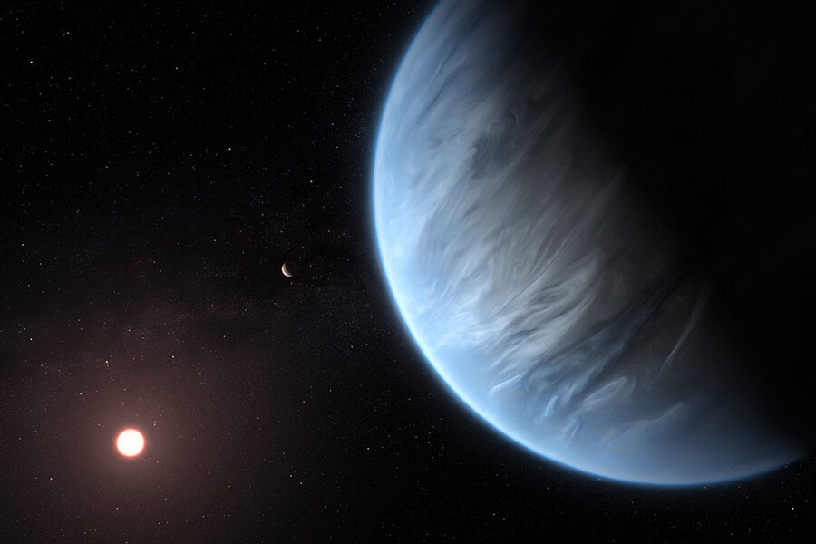 Astronomers find water vapor on distant, temperate planet - Christian Science Monitor