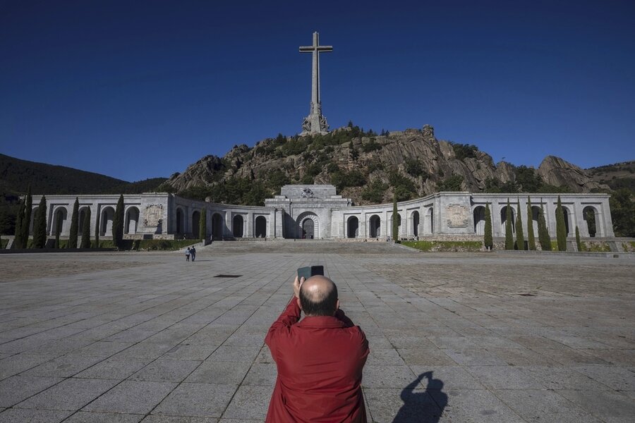 Franco's remains to finally leave Spain's Valley of the Fallen, Spain