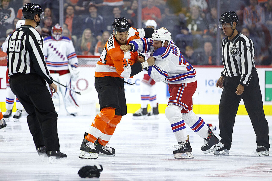 Video shows hockey player getting kicked in face with skate