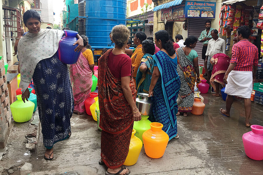 A city in India almost ran dry. What will prevent a repeat? - The Christian Science Monitor
