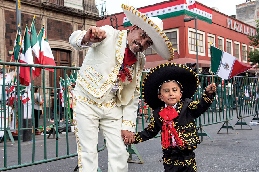 Viva Mexico: Why more Mexicans wrap themselves in the flag - CSMonitor.com