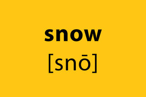 Native american word for deals snow