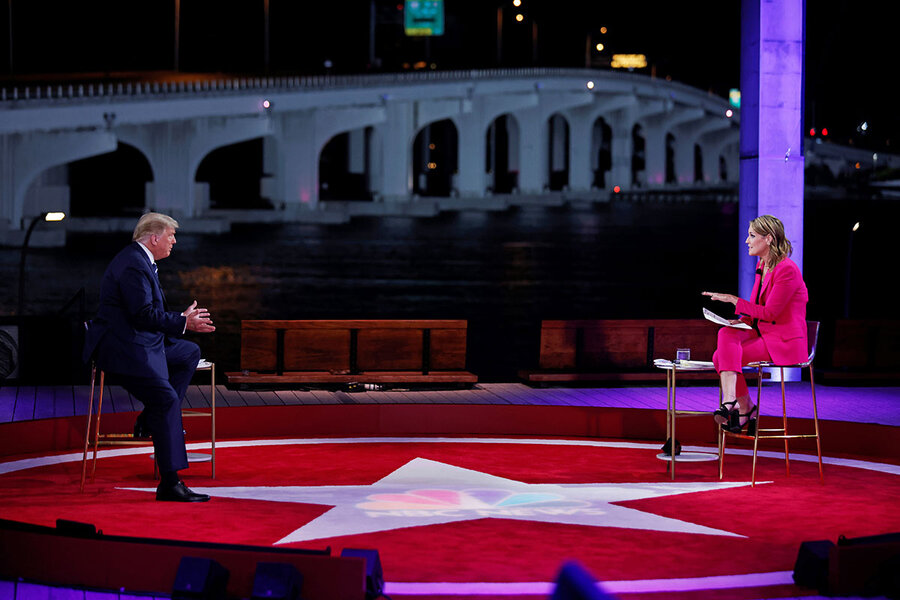 Trump-Biden TV duel: Split-screen democracy at its frustrating finest