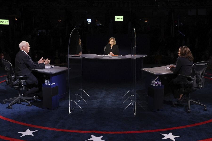 A more civil VP debate takes on climate change, taxes