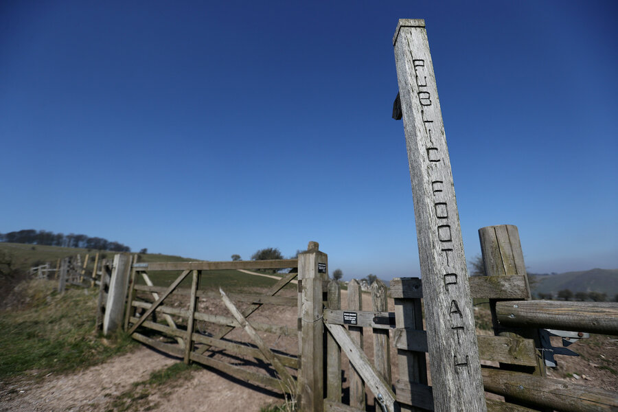 Ancient maps in hand, English amblers chart forgotten paths