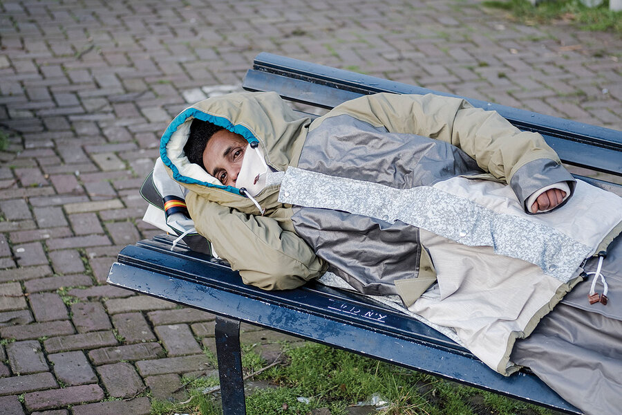 Shelter For Those With None Wearable Protection For Homeless People Csmonitor Com